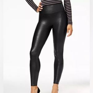 Spanx faux leather leggings